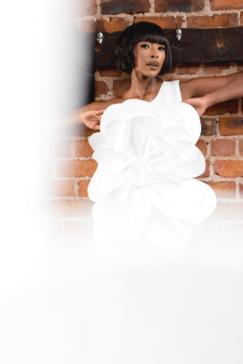 LARGE PETAL DRESS